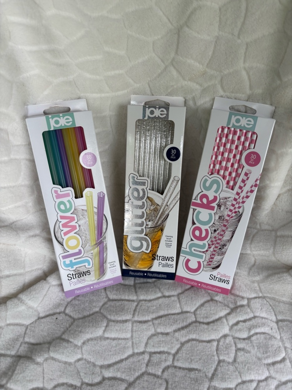 Joie Reusable Straws 30-Pack • You Pick